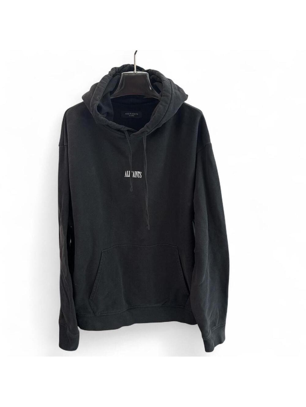 Allsaints Men's Black and Grey Hoody